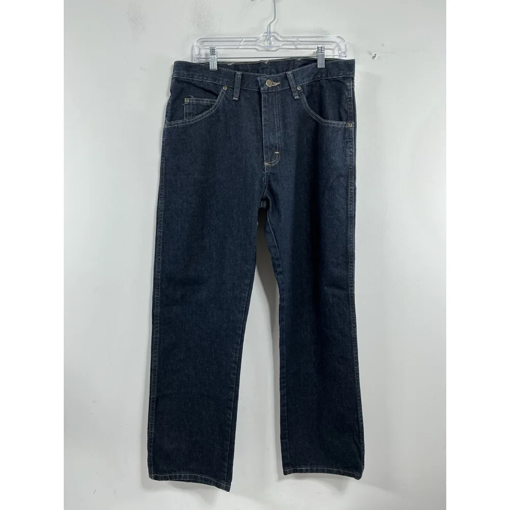 Men’s Excellent Condition Wrangler Regular Fit Blue Jeans 34x29